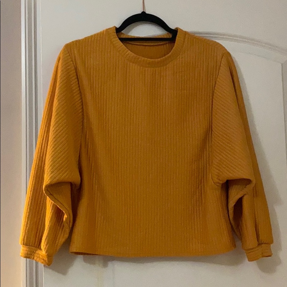 Shein yellow top